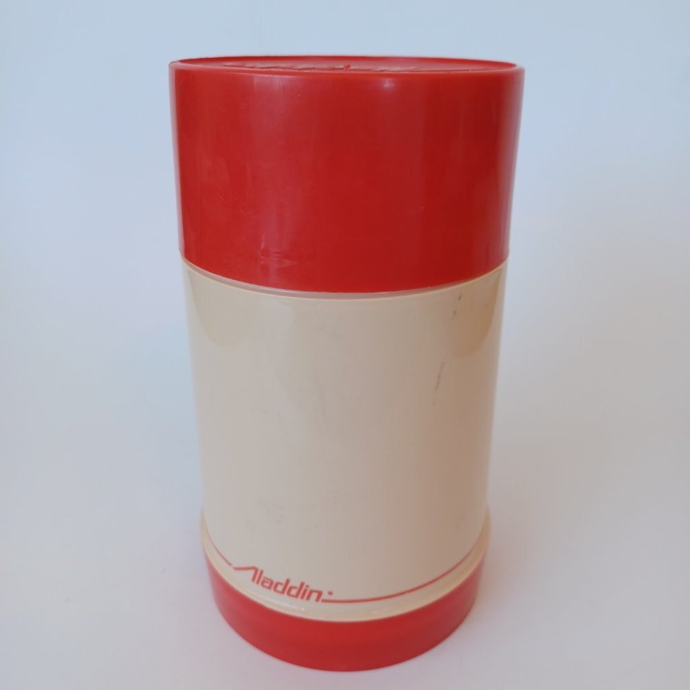 Aladdin Vintage Thermos Classic Red Wide Mouth - Picture 2 of 13